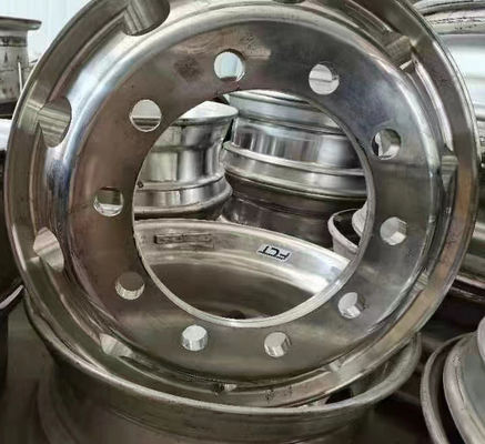 12R Breite Bus Aluminiumräder 22,5 für Zhongtong Bus Konkaven Design
